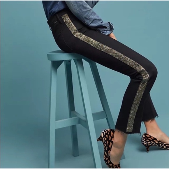 Anthropologie MOTHER The Rascal High Rise Skinny Ankle - Picture 2 of 16